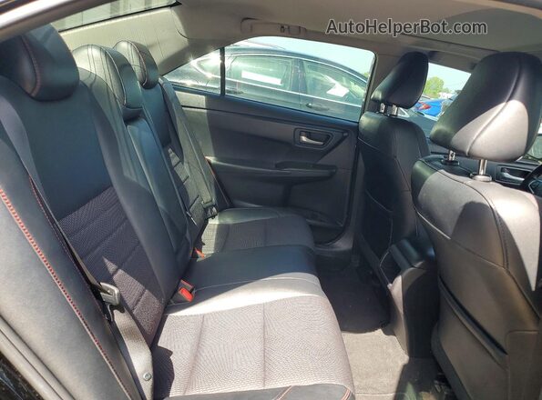 4T1BF1FK4GU521839 2016 TOYOTA CAMRY Black Вид задніх сидінь