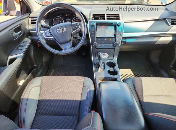 4T1BF1FK4GU557790 2016 TOYOTA CAMRY Black Առջևի վահանակի տեսք