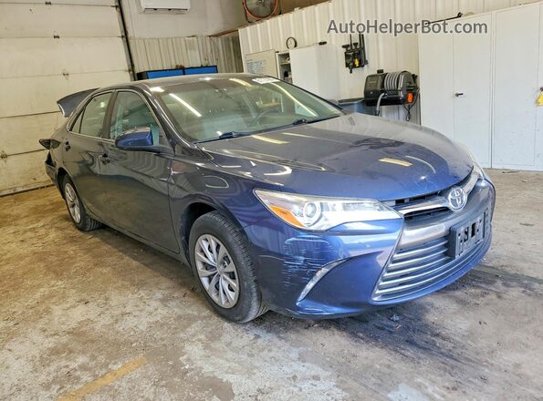 4T1BF1FK4GU605949 2016 TOYOTA CAMRY Blue Delantero derecho