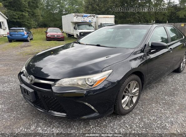 4T1BF1FK5GU135558 2016 TOYOTA CAMRY Black Vista tres cuartos delantera izquierda