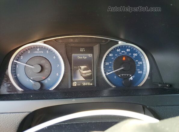 4T1BF1FK5GU178183 2016 TOYOTA CAMRY Silver Instrument cluster view
