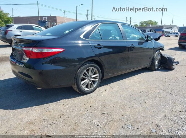 4T1BF1FK5GU199096 2016 TOYOTA CAMRY Black Задня права чверть