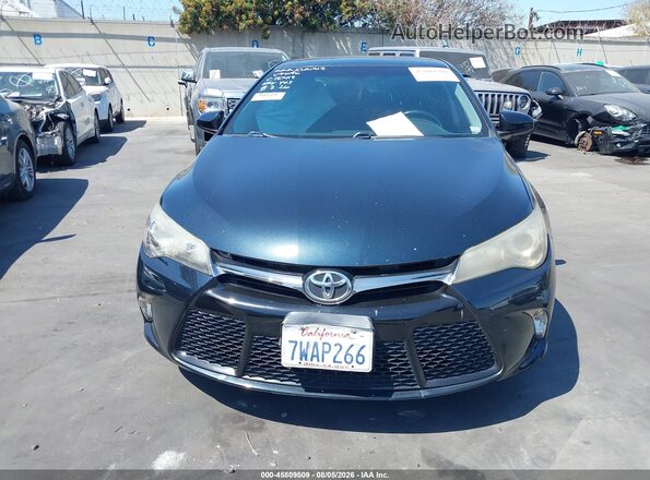 4T1BF1FK5GU207696 2016 TOYOTA CAMRY Black Widok zestawu wskaźników