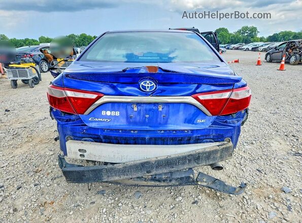 4T1BF1FK5GU518402 2016 TOYOTA CAMRY Blue Vista trasera