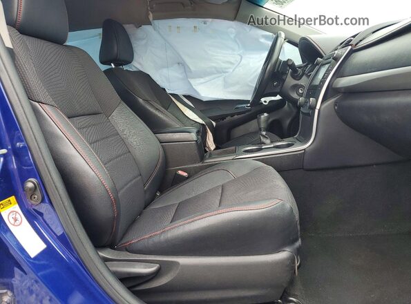 4T1BF1FK5GU577692 2016 TOYOTA CAMRY Blue წინა სალონის ხედი