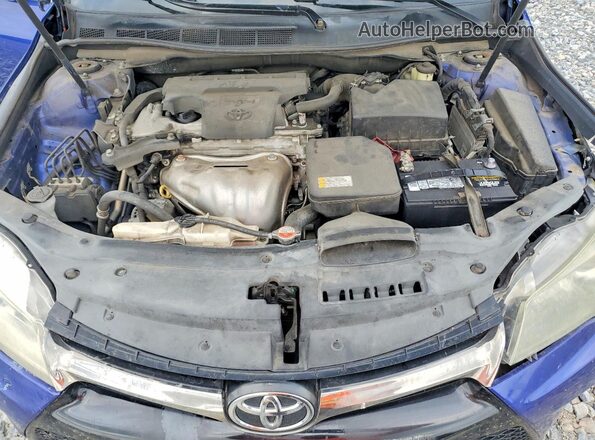 4T1BF1FK5GU577692 2016 TOYOTA CAMRY Blue უკანა სალონის ხედი