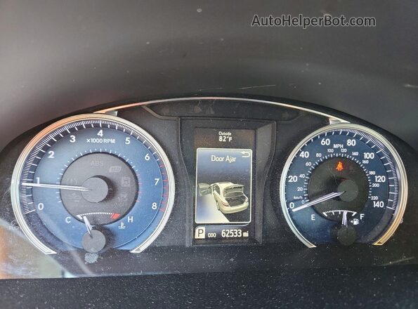 4T1BF1FK5GU603417 2016 TOYOTA CAMRY Black Instrument cluster view