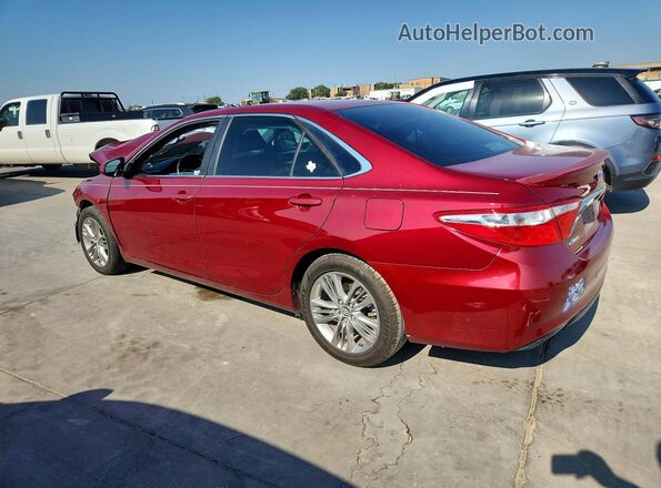 4T1BF1FK5GU614675 2016 TOYOTA CAMRY Red Tył lewy