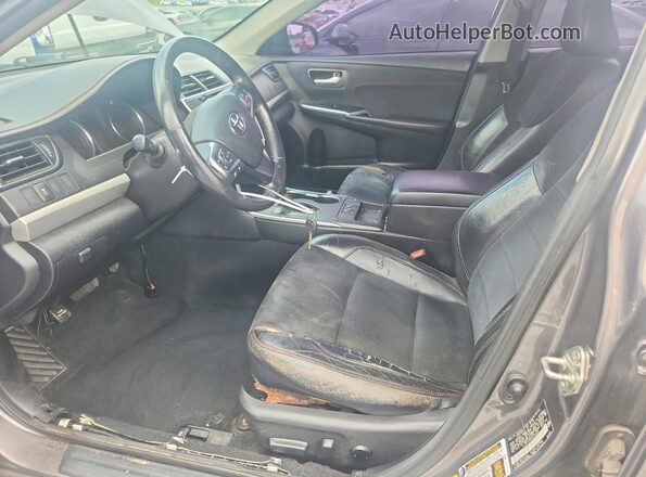 4T1BF1FK5HU335826 2017 TOYOTA CAMRY Gray Սալոնի դիմացի տեսք