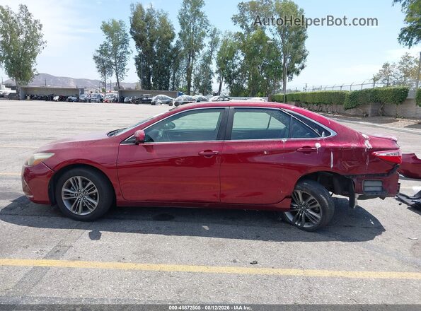 4T1BF1FK5HU698238 2017 TOYOTA CAMRY Красный 