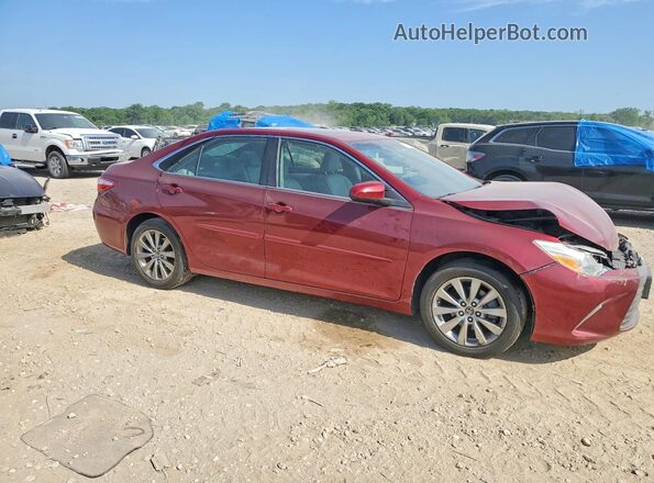 4T1BF1FK5HU754579 2017 TOYOTA CAMRY Red წინა მარჯვენა