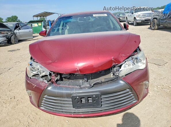 4T1BF1FK5HU754579 2017 TOYOTA CAMRY Red წინა ხედი