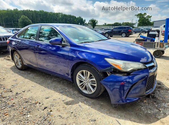 4T1BF1FK7GU575863 2016 TOYOTA CAMRY Blue Առջևի աջ