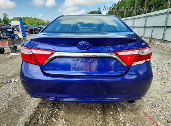 4T1BF1FK7GU575863 2016 TOYOTA CAMRY Blue Հետևի տեսք