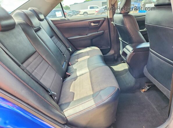 4T1BF1FK7GU575863 2016 TOYOTA CAMRY Blue Հետևի նստատեղերի տեսք