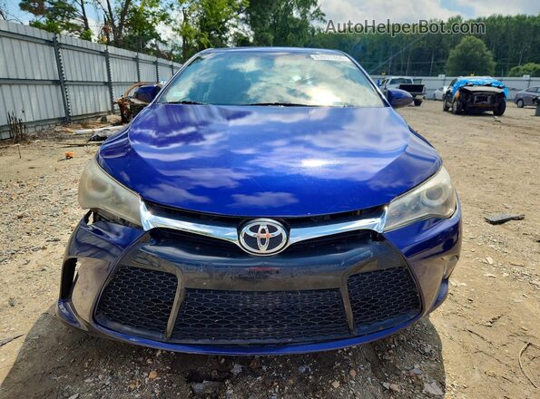 4T1BF1FK7GU575863 2016 TOYOTA CAMRY Blue Դիմացի տեսք