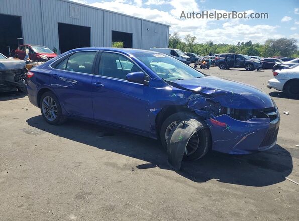 4T1BF1FK7GU596745 2016 TOYOTA CAMRY Blue Front right