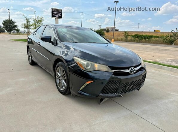4T1BF1FK7HU645539 2017 TOYOTA CAMRY Black Trasero derecho