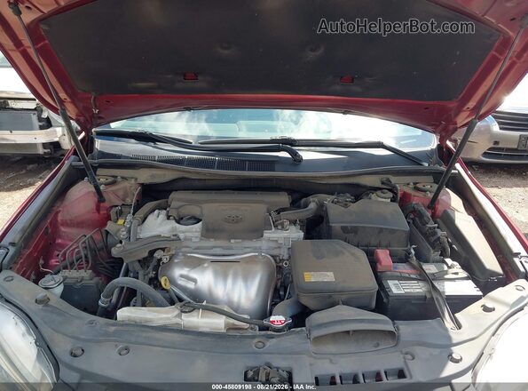 4T1BF1FK8GU510746 2016 TOYOTA CAMRY Red Вид ззаду