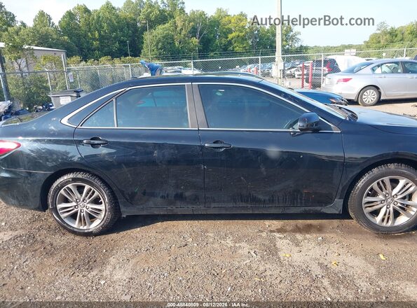 4T1BF1FK8GU548378 2016 TOYOTA CAMRY Black უკანა სალონის ხედი