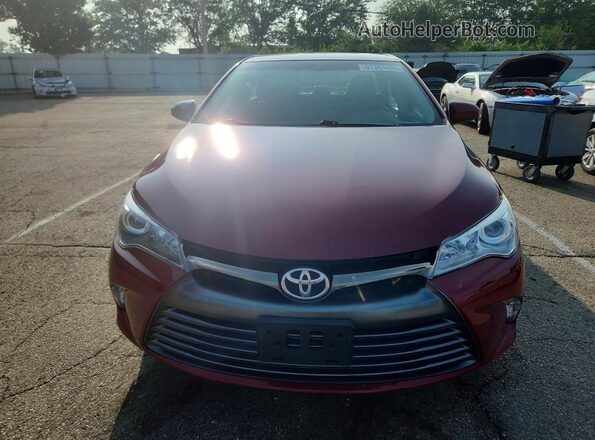 4T1BF1FK8GU598214 2016 TOYOTA CAMRY Темно-бордовый Вид спереди