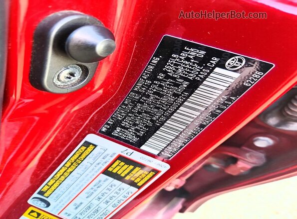 4T1BF1FK8GU598214 2016 TOYOTA CAMRY Темно-бордовый Вид подкапотного пространства