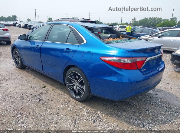 4T1BF1FK8GU999861 2016 TOYOTA CAMRY Blue Tył lewy