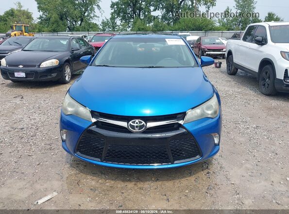 4T1BF1FK8GU999861 2016 TOYOTA CAMRY Blue Widok zestawu wskaźników