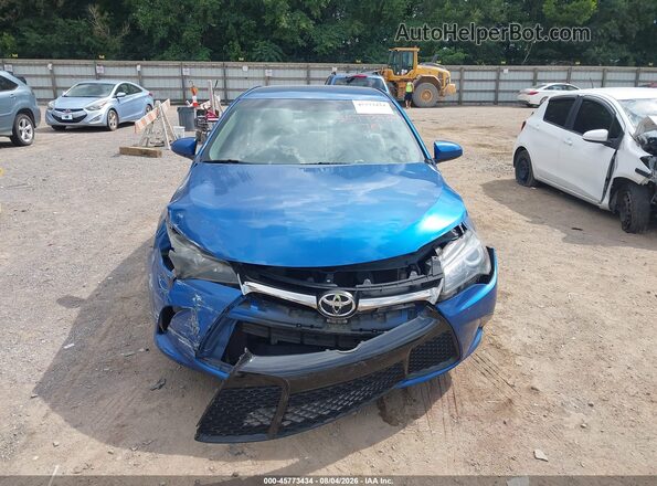 4T1BF1FK8HU640849 2017 TOYOTA CAMRY Blue Вид щитка приладів