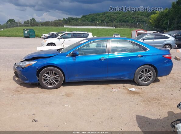 4T1BF1FK8HU640849 2017 TOYOTA CAMRY Blue Панорамний вид салону 360°