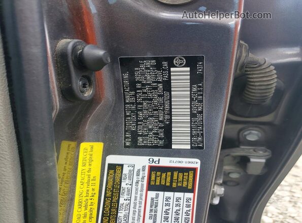 4T1BF1FK8HU670207 2017 TOYOTA CAMRY Серый Вид подкапотного пространства