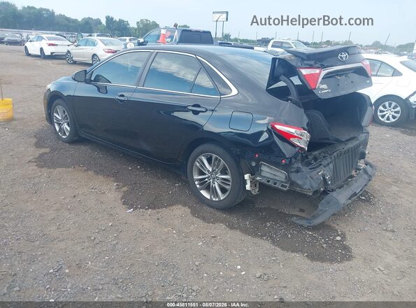 4T1BF1FK8HU760537 2017 TOYOTA CAMRY Black Trasero izquierdo