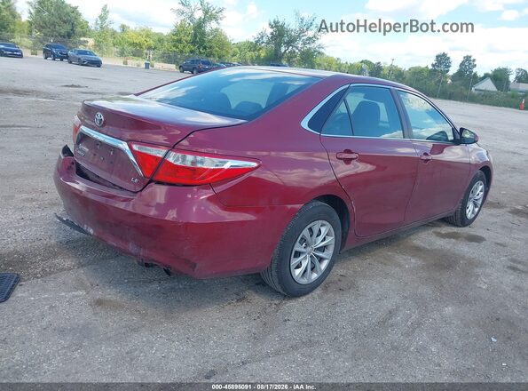 4T1BF1FK8HU779301 2017 TOYOTA CAMRY Maroon Հետևի աջ