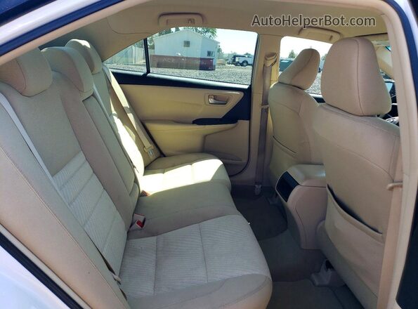 4T1BF1FK9GU120318 2016 TOYOTA CAMRY Белый Вид задних сидений