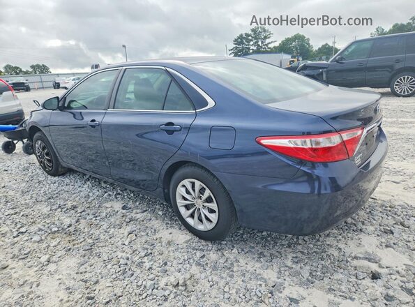 4T1BF1FK9GU504907 2016 TOYOTA CAMRY Blue Задня ліва чверть