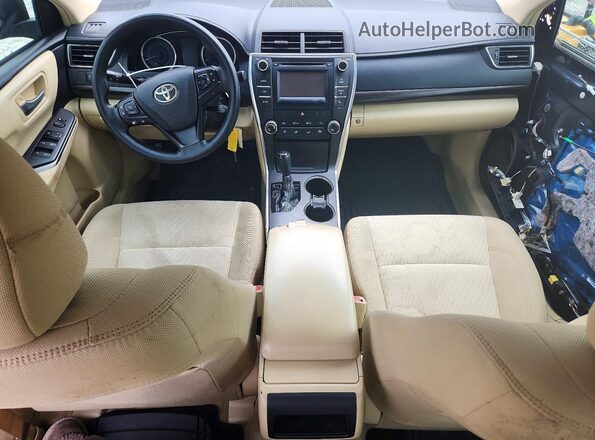 4T1BF1FK9GU504907 2016 TOYOTA CAMRY Blue Вид панелі приладів