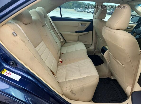 4T1BF1FK9GU504907 2016 TOYOTA CAMRY Blue Вид задніх сидінь