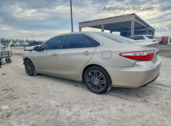 4T1BF1FK9GU546705 2016 TOYOTA CAMRY Бежевый Задняя левая четверть