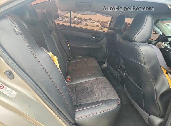 4T1BF1FK9GU546705 2016 TOYOTA CAMRY Бежевый Вид задних сидений