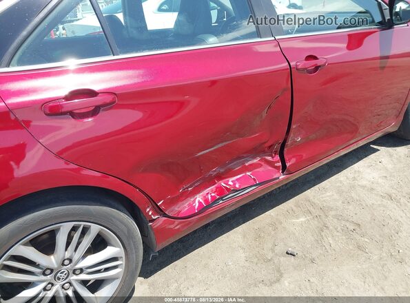 4T1BF1FK9GU548244 2016 TOYOTA CAMRY Red Вид спереду