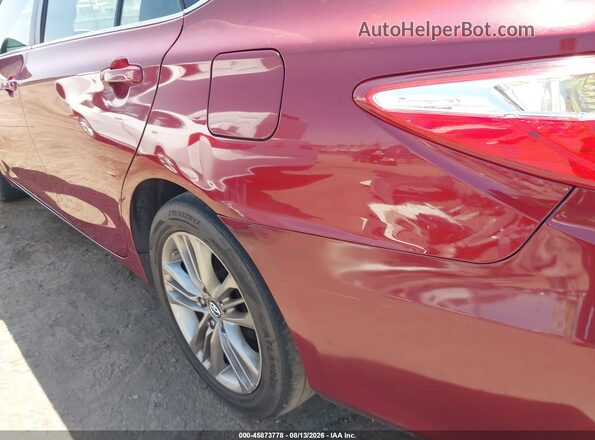 4T1BF1FK9GU548244 2016 TOYOTA CAMRY Red 
