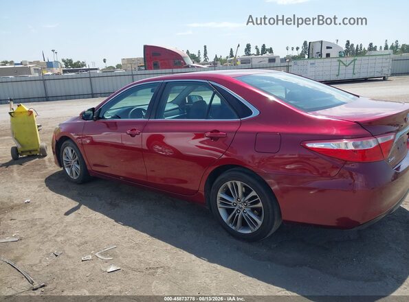 4T1BF1FK9GU548244 2016 TOYOTA CAMRY Red Панорамний вид салону 360°