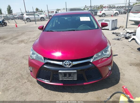 4T1BF1FK9GU548244 2016 TOYOTA CAMRY Red Вид щитка приладів