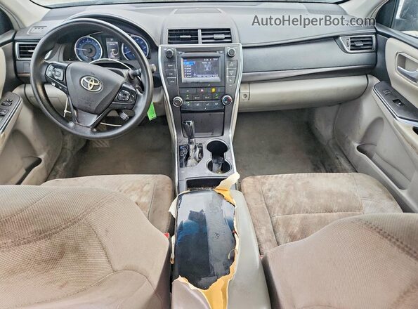 4T1BF1FK9HU413010 2017 TOYOTA CAMRY Black Вид панелі приладів