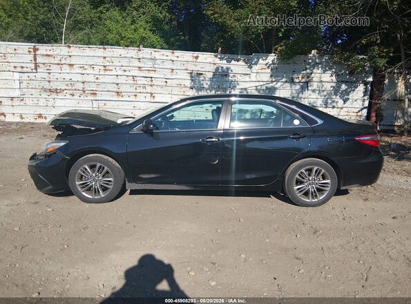 4T1BF1FKXGU217009 2016 TOYOTA CAMRY Black Widok wnętrza z tyłu