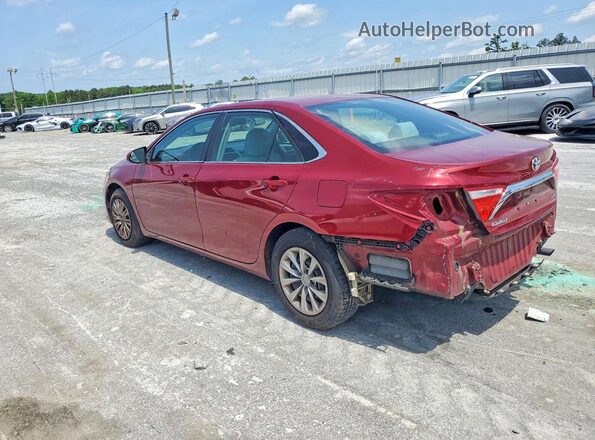 4T1BF1FKXGU519352 2016 TOYOTA CAMRY Red Հետևի ձախ