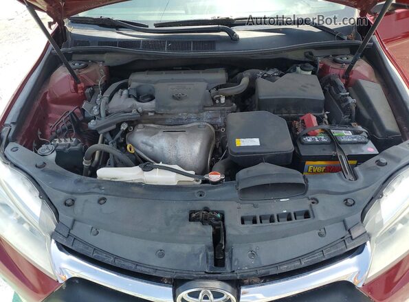 4T1BF1FKXGU519352 2016 TOYOTA CAMRY Red Սալոնի հետևի տեսք