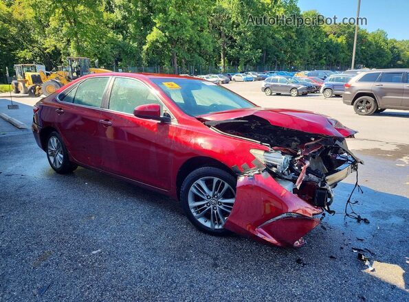 4T1BF1FKXGU577686 2016 TOYOTA CAMRY Бордовый Передняя правая четверть