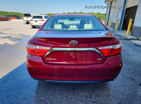 4T1BF1FKXGU577686 2016 TOYOTA CAMRY Бордовый Вид сзади