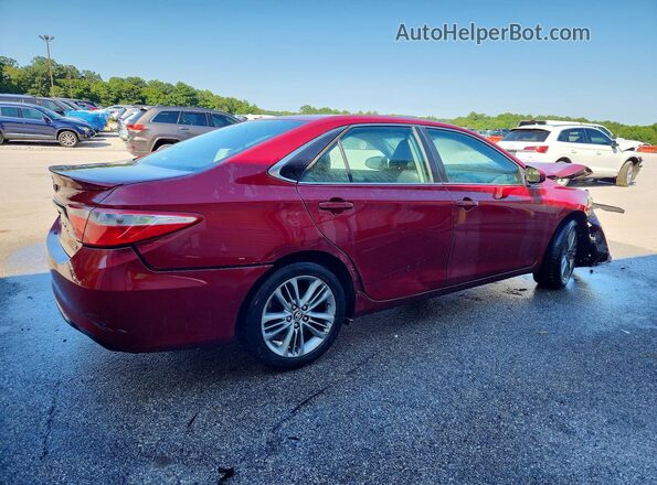 4T1BF1FKXGU577686 2016 TOYOTA CAMRY Бордовый Задняя правая четверть